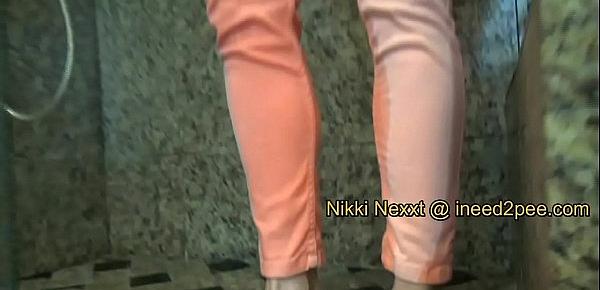  Nikki Nexxt needs to pee female desperation wetting
